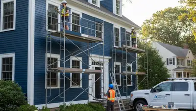 Painting contractor serving Wellesley, MA for interior and exterior house painting services