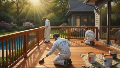 Professional deck staining in Wellesley, MA for weather-resistant, lasting wood protection