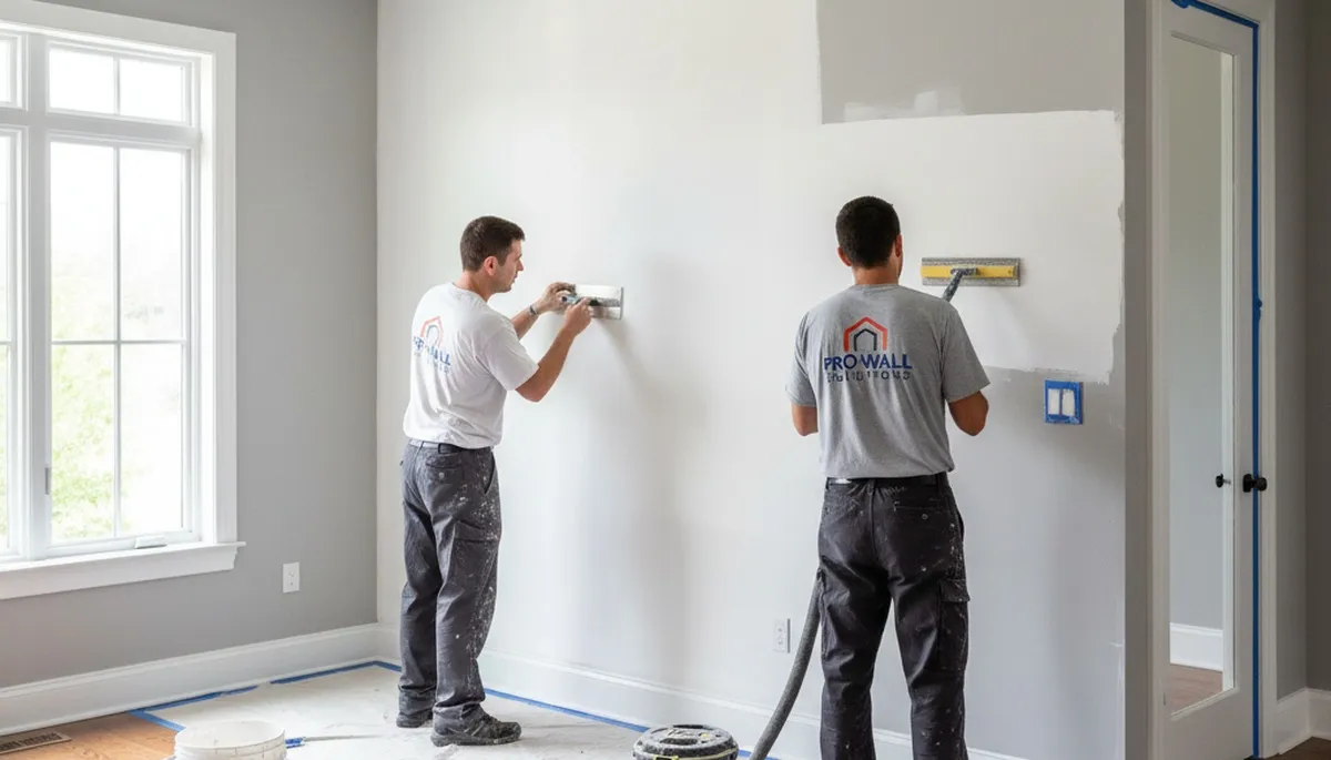 Drywall repair in Wellesley, MA for cracks and holes, creating a smooth wall surface for painting