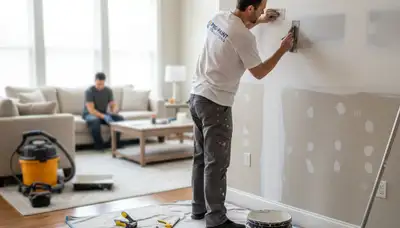 Drywall repair in Wellesley, MA by Wellesley Paint Pros for smooth, paint-ready walls and ceilings