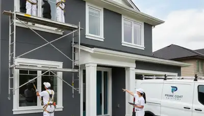 Exterior house painting in Wellesley, MA by Wellesley Paint Pros for durable siding and trim protection