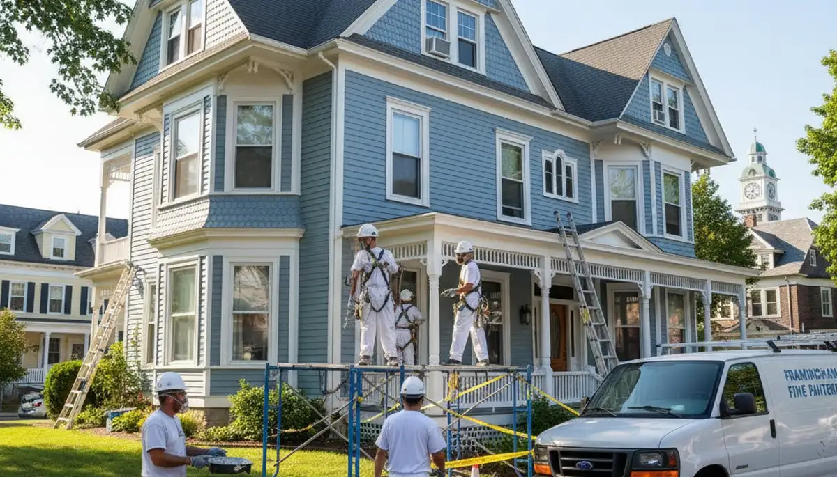 Painting contractor serving Wellesley, MA for residential and commercial interior and exterior projects