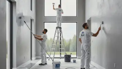 Interior house painting in Wellesley, MA for a clean, durable, professional home finish