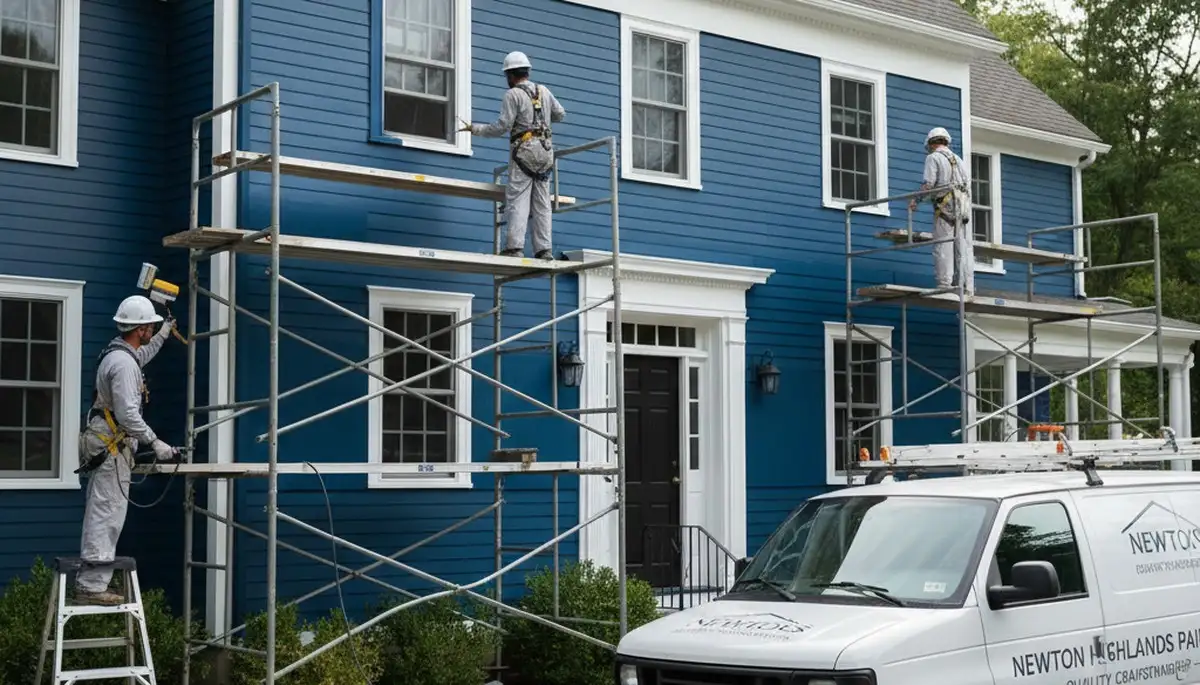 Painting contractor in Wellesley, MA providing professional residential and commercial painting services