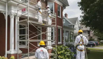Painting contractor in Wellesley, MA for interior and exterior house painting services