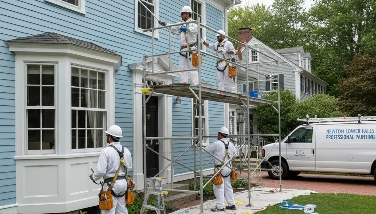 Painting contractor in Wellesley, MA providing professional interior and exterior painting services