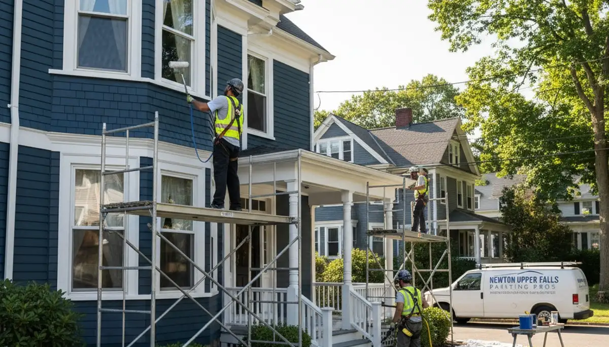 Painting contractor in Wellesley, MA providing professional interior and exterior painting services