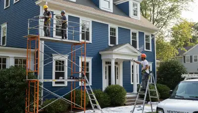 Wellesley, MA painting contractor providing professional interior and exterior painting services