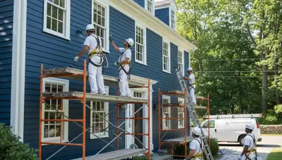 Painting contractor serving Wellesley, MA for interior and exterior home painting projects