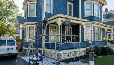 Professional house painting service in Wellesley, MA by Wellesley MA Painting