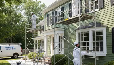 Wellesley, MA painting contractors providing professional interior and exterior house painting services