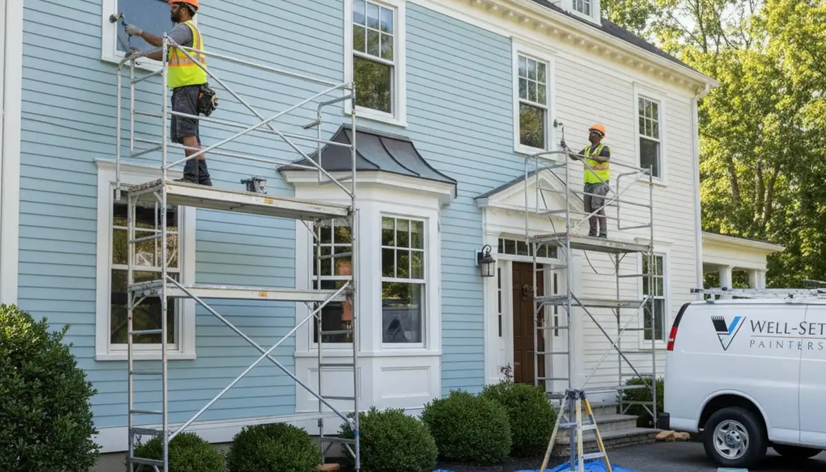 Professional painters providing interior and exterior painting services in Wellesley, MA